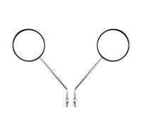 Motorcycle Rear View Mirrors 10mm Chrome Universal,motorcycle rear view mirror for for CB 350 450 550 600 650 750 900 Silver