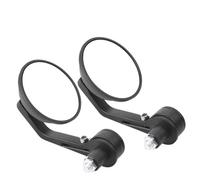Motorcycle Rear View Mirrors 1Pair 7/8" 22mm Aluminium Motorcycle Mirror Motorbike Round Rearview Handle Bar End Side Mirrors for e-bikes scooter