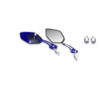 Motorcycle Rear View Mirrors 1Pair Universal Motocycle Rear View Adjustable Side Mirrors For Handlebars Aluminum Pattern With 8mm/10mm Screws