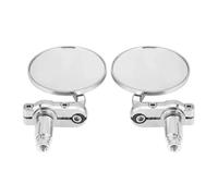 Motorcycle Rear View Mirrors 22mm 7/8" Motorcycle Round Handlebar End Side Mirrors Mirror Rearview For Suzuki