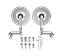 Motorcycle Rear View Mirrors Black Round Scooter Side Mirrors For Triumph Trident 660 For Kaw&asaki Z650RS Z900rs SV650 Sides BarEnd Mirrors