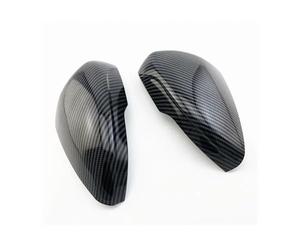 Motorcycle Rear View Mirrors For Ford Focus MK4 2019-2023 Rearview Mirror Cover Wing Cap Sticker Exterior Door Rear View Case Trim Carbon Fiber Look