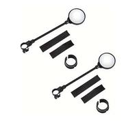 Motorcycle Rear View Mirrors For Mountain Road Motorcycle Bendable Adjustable Rearview Mirror Motorbike Handlebar Mirrors 360 Rotatable(Color 2)