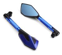 motorcycle rear view mirrors For Suzuki For GSR 400 2008-2012 For 600 2006-2011 For 750 2011-2021 Motorcycle Rearview Side Mirrors(Blue)