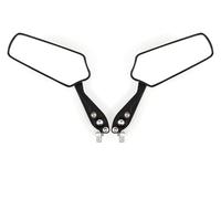 motorcycle rear view mirrors For Suzuki Motorcycle Rearview Mirrors 8mm 10mm Side Mirror Backview Rear View Handle Bar End Reversing(Clear)