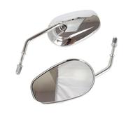 Motorcycle Rear View Mirrors For Touring Road King Road Glide For Sportster 883 1200 For Dyna Heritage For Softail FXDB Black Motorcycle 8MM Rear View Mirrors