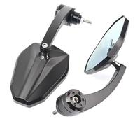 motorcycle rear view mirrors For Triumph For Street For Triple 675 765 1050 For Trident 660 For Tiger 900 For Motorcycle Adjustable Mirror Side Mirrors(Black 1)