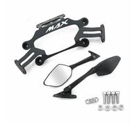 Motorcycle Rear View Mirrors for Xmax 300 400 125 Front Fixed Phone Bracket for Xmax250 Rearview Stand GPS Holder(Snakeskin Shell)