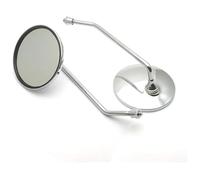 Motorcycle Rear View Mirrors Motorbike Handlebar Mirror A Pair Motorcycle Scooter Mirrors Universal Rear View 8mm Thread Round Oval Accessories