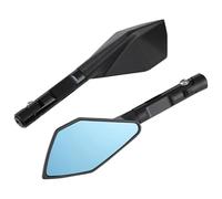 Motorcycle Rear View Mirrors Motorbike Handlebar Mirror Motorcycle Rear View Wide Range Sight Rearview Reflector Adjustable Left Right(Black)