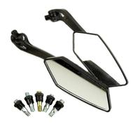 Motorcycle Rear View Mirrors Motorbike Handlebar Mirror Universal Scooter Rearview Mirrors Pair Moped ATV Motorcycle Backup Bar