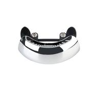 Motorcycle Rear View Mirrors Motorcycle Rear View Mirror Universal Chromed 180 For Ultra Wide Angle Rearview Mirror Central Windscreen Mount