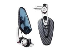 Motorcycle Rear View Mirrors Motorcycle Rearview Mirror Carbon Fiber Handlebar Mirrors For Roy&al Enfi&eld Meteor Classic 350 500 Interceptor 650