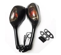 Motorcycle Rear View Mirrors Motorcycle Rearview Side Mirrors For Suzuki For GSXR 600 750 2006 2007 2008 2009 2010 For GSXR 1000 2005 2006 2007 2008 K6 K7 K8 2006-2015 Wing Foldable Mirrors(B)