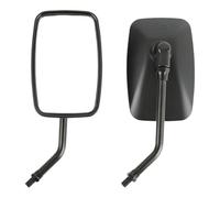 Motorcycle Rear View Mirrors Universal Motorcycle Rear View Mirrors Thread Black Rectangle Rearview Side Mirrors for Motorcycle Scooter ATV for 1 Pair Black 10MM