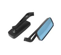 Motorcycle Rear View Mirrors Universal Side Mirror Mobike Accessories Motorcycle Handlebar Rear View Mirrors Rectangle Black Square Smoke Blue Glass 8mm/10mm
