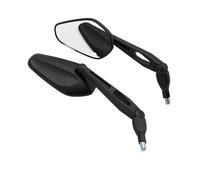 Motorcycle Rear View Mirrors Universial Motorcycle Rearview Mirror Scooter E-Bike Handlebar Rear View Side Mirror Electromobile Back Side Folding Mirror For 2Pcs