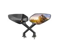 Motorcycle Rear View Mirrors Wide View Convex Motorcycle Rearview Mirror For Triu&mph Trident 660 For Tiger 800 900 Tiger800 Tiger900 Carbon Fiber Adjustable