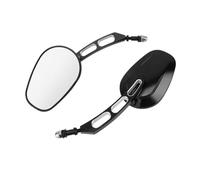 Motorcycle Rear View Rearview Side Mirrors Adjustable For Harley Touring Road King Road Glide Sportster 883 1200 Dyna Softail Mirrors End Rearviews