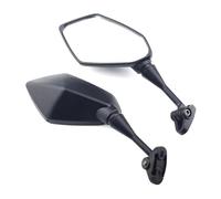 Motorcycle Rear View Side Mirror For Kawasaki For Ninja ZX6R ZX636 For Hyosung GT125R GT250R GT650R GT650S Glass Lens Wing(Black)