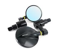 Motorcycle Rear View Side Mirror Handle Bar End Mirror For YAMAHA For MT-07 2013 2014 2015 2016 2017 2018 2019 2020 2021(Gold)