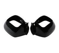 Motorcycle Rear View Side Mirrors Cover Housing Compatible With Goldwing GL1800 2001-2017 16(Black)