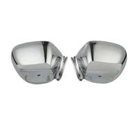 Motorcycle Rear View Side Mirrors Cover Housing Compatible With Goldwing GL1800 2001-2017 16(Chrome)
