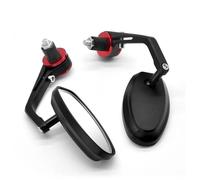 Motorcycle Rear View Side Mirrors For Ducati For Hypermotard 821 939 SP For Monster S2R 800 Transparent Glass Lens Parts Wing(Red)
