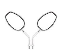 Motorcycle Rear View Side Mirrors For Jog 125 For BWS 100 125 Vino Adjustable Chrome-plated Rearview Mirror