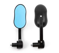 Motorcycle Rear View Side Mirrors For Z1000 For Z750 For ER-6F Adjustable Rearview Mirror Motorcycle Spare Parts Motorbike Mirrors(Blue lenses)