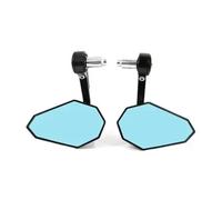 Motorcycle Rear View Side Mirrors Motorcycle 7/8" 22mm Handle Mirror Bar End Mirror Rearview Motorbike For For ADV Most Motorcycle Scooter