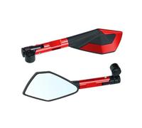 Motorcycle Rear View Side Mirrors Motorcycle Rear View Mirrors Pentagonal Side Mirrors Handlebar Mount Universal Motorbike Mirror For Motobiker ATV