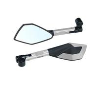 Motorcycle Rear View Side Mirrors Motorcycle Rear View Mirrors Pentagonal Side Mirrors Handlebar Mount Universal Motorbike Mirror For Motobiker ATV