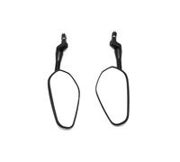 Motorcycle Rear View Side Mirrors Pair Motorcycle Universal 8mm 10mm Side Mirror Rearview Mirror Anti-fall Folding Oval Mirror Motorcycle Bar End Mirrors