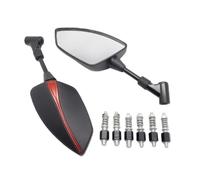 Motorcycle Rear View Side Mirrors Universal 10mm Motorcycle Rearview Left&Right Rear View Mirrors Housing Side Mirror FOR R1200GS R1200 GS R 1200 RT R1200RT