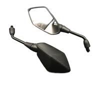 Motorcycle Rear View Universial 8mm 10mm Motorcycle Mirror Scooter E-Bike Rearview Mirrors 2Piece/Pair Electromobile Back Side Convex Mirror Mirrors(B)