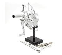 Motorcycle Rearset Footrest Foot Peg Pedal For NINJA 300 250 2013-2018 Footpegs(Silver)
