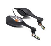 Motorcycle Rearview For CBR1000RR CBR 1000 RR 2008-2009 2010 2011 A Pair Of Motorcycle Rear View Side Mirrors With LED Turn Signal Light Motorcycle Mirror(Clear-fold)