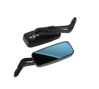 Motorcycle Rearview For Cruiser For Bobber For Chopper For Softail For Sportster For ATV Motor Mirror 1 Pair Rectangular Motorcycle Motorcycle Bar End Mirrors