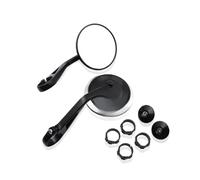 Motorcycle Rearview Handlebar Mirror Motorcycle Handlebar Handle Bar Rearview Side Mirrors End Mirror Kit For Speed Triple 1200 RS RR Twin 400