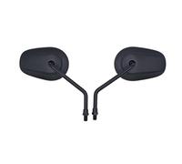 Motorcycle Rearview Mirror 10MM Motorcycle Rearview Mirrors Shadow Spirit VT750 VT1100 VTX1300 VTX1800 STEED VLX 400 600 Magna VF750(Black)