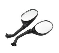 Motorcycle Rearview Mirror 2pcs 6mm 8mm Motorcycle Handlebar Rearview Mirror Mirrors Convex Reversing Mirro Oval Motorbike Accessories Parts