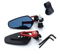 Motorcycle Rearview Mirror 7/8" 22mm Motorcycle Handlebar Rear View Mirrors For For Aprilia GPR125 RS 125 RSV4 Factory RSV4R RSV4 RF RSV4 RR(Red)