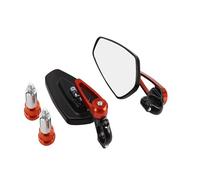 Motorcycle Rearview Mirror 7/8" 22mm Motorcycle Rearview Side Mirrors Universal Bar End Handlebar Reversing Mirror Accessories Parts Motorbike