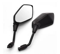 Motorcycle Rearview Mirror 8/10mm Bolt Scooter Side Mirror Accessories For KAWASAKI For Versys 650 KLZ1000 Z400(Black)