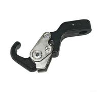 Motorcycle Rearview Mirror Aluminum Alloy Folding Hook for Secure Handlebar or Fairing Mounting Compatible with Most Bike Models (Silver)