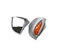 Motorcycle Rearview Mirror Assembly Lamp for BMW Motor R1100RT RT1150 R850RT 1150RT (Silver)