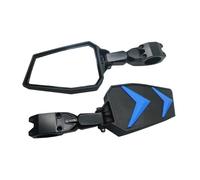 Motorcycle Rearview Mirror ATV UTV Mountain Bike Wide-Angle Rearview Mirror 1.75" Bracket Universal Rear View
