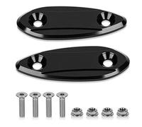 Motorcycle Rearview Mirror Bases for Yamaha R6 and for Kawasaki ZX6R ZX25R NINJA 650 400 250 300 250sl, PSLER Side Mirror Wind Wings Decorative Base(Distance Between Mounting Holes: 4.5cm/1.77inches)