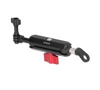 Motorcycle Rearview Mirror Camera Holder Bidirectional 1/4 Inch Ball Head Universal Action Camera Mount Holder